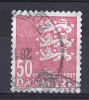 Denmark 2010 BRAND NEW  50.00 Kr Small Arms Of State Kleines Reichswaffen New Engraving Selbstklebende Papier - Oblitérés