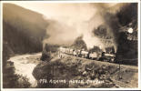 RPPC: KICKING HORSE CANYON, ALBERTA, CANADA ~ By BYRON HARMAN, BANFF ~ CANADIAN PACIFIC RAILWAY Pu1932 - Altri & Non Classificati