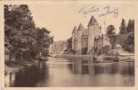 Cp , 56 , JOSSELIN , Les Bords De L'Oust Et Le Château - Josselin