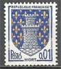 1 W Valeur Non Oblitérée, Unused - FRANCE - NIORT - YT 1351A * 1962/1965 - N° 10-65 - 1941-66 Coat Of Arms And Heraldry