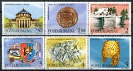 Roumanie - Y&T 3821 à 3826 ** - Histoire - Monuments - Neufs