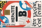 CARTE-PRIVEE-5U-GN 281-11/96-GEM-CPAM HEPATITE -BE - 5 Eenheden