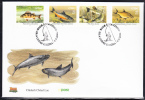 Ireland Scott #1344, 1346a, 1347 FDC Set Of 4 Fish: Perch, Arctic Char, Pike, Common Bream - FDC