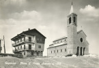 ROCCARASO (L'AQUILA). LA CHIESA DI SANTA MARIA ASSUNTA CON LA NEVE. CARTOLINA DEL 1961 - Andere & Zonder Classificatie