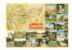 Cp, Carte Géographique, Vallée Du Munster, "La Petite Vallée" - Landkarten