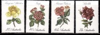 Australia MNH 1982, Set Of 4, Roses, Flowers - Neufs