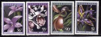Australia MNH 1986, Set Of 4, Native Orchids, Orchid - Neufs