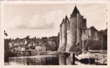 Cp , 56 , JOSSELIN , Le  Château Et Le Pont Ste-Croix Sur Le Canal - Josselin