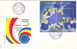 Romania´s European Council. FDC COVER, PREMIER JOUR 10.07.1993, Bucharest. - Institutions Européennes