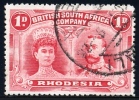 BSAC. Rhodesia 1910. 1d Rose-red Shade (p14). SG 125, SACC 125. - Sonstige & Ohne Zuordnung
