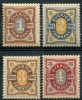 Suede (1892) N 51 à 54 * (charniere) - Unused Stamps