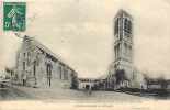 Val D Oise - Ref 558- Louvres - L Eglise Et Le Clocher Construit Au 11eme Et 12eme Siecles  - Carte Bon Etat - - Louvres