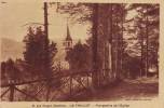 Carte Postale N/B  LE THILLOT   Perspective De L'Eglise - Le Thillot