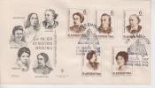 Argentine YT 787/91 FDC : Femmes Argentines Célèbres - Famous Ladies