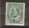 CANADA - 1903 EDWARD VII 1c GREEN UNUSED? (Paper Adherence & Heavy Hinge) - Used Stamps