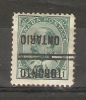 CANADA - 1903 EDWARD VII 1c GREEN TORONTO INVERTED PRECANCEL - Oblitérés