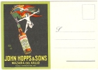 REF LIT 10 / BON - ITALIE CARTE POSTALE ANCIENNE PUBLICITAIRE " MARSALE JOHN HOPPS & SONS " THEME VINS - Publicidad