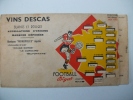 CALENDRIER FOOTBALL Coulissant Avec Fenêtres-Division Nationale 1954-1955 - Tamaño Pequeño : 1941-60