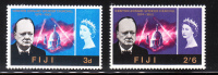 Fiji 1966 Churchill Memorial Issue Omnibus 2v MNH - Fidschi-Inseln (...-1970)
