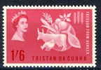 1963 Tristan Da Cunha Freedom From Hunger Complete Set Of 1 Stamp MH - Tristan Da Cunha