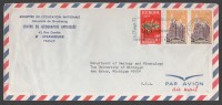 Lettre Envoyé Au U.S.A Avec Oblitération D'Epoque De 1973  TB - Lettres & Documents