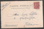 Carte Envoyé En ALLEMAGNE Avec Oblitération D'Epoque De 1904  TB - Storia Postale