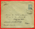 TURQUIE ENTIER POSTAL 1 PIASTRE DU 30/06/1907 POUR NANCY FRANCE COVER - Brieven En Documenten