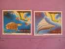 MEXIQUE MEXICO NEW MNH. 2 Stamps.1982. FAUNE, TORTUE, OISEAUX BALEINES, FAUNA TURTLE, BIRDS, WHALES - Walvissen