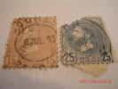 ROMANIA, SOTT# 73 & 74, 15&25 BANI, KING CAROL I, USED - 1858-1880 Moldavie & Principauté