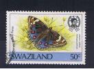 RB 825 - Swaziland 1987 Butterflies  - 50c  "Precis Orithya" Eyed Pansy - Fine Used Stamp SG 523 - Insect Theme - Swaziland (1968-...)