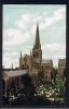 RB 825 - Early Postcard Chichester Cathedral & Graveyard Sussex - Chichester