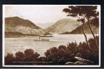 RB 825 - 1933 Postcard Paddlesteamer Loch Striven & Entrance To Kyles Of Bute Scotland - Bute