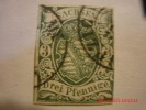 SAXONY, SCOTT# 2, 3pf GREEN, USED - Sachsen