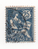 Fra046 Francobollo, Stamp, Timbre - Alessandria D´Egitto, Alexandrie - Taxe N°27a Y&T - 1902 - Altri & Non Classificati