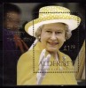 Alderney MNH 2001, 75th Birthday Of Queen, Royals, MS Miniature - Alderney