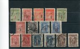 1916-Greece- "E T" Overprint Issue- Complete Set Used/usH/MH - Usados
