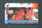 GHANA  -  Chip Phonecard As Scan - Ghana