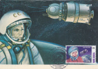 ESPACE GAGARIN FIRST MAN IN COSMOS,2001 CM,MAXICARD,CARTES MAXIMUM MOLDOVA - Europa