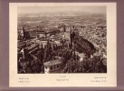 SPAIN - Granada - Alhambra Y La Vega, Alhambra And The Vega, Image Glued To Cardboard, Year About 1930 - Artis Historia