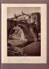 SPAIN - Toledo - Puente Alcantara En El Fondo El Alcazar, Bridge, Image Glued To Cardboard, Year About 1930 - Artis Historia