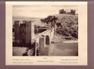 SPAIN - Toledo - Puente Alcantara Y Castillo S. Servando, Bridge, Image Glued To Cardboard, Year About 1930 - Artis Historia