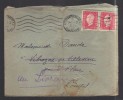 FRANCE 1946 N° 691 Paire Obl. S/lettre Entiére - 1944-45 Maríanne De Dulac