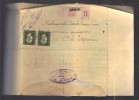 FRANCE 1945 N° 694 Paire Obl. S/lettre Entiére Recommandée - 1944-45 Marianne De Dulac