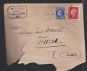 FRANCE 1946 N° 693 & 674 Obl. S/lettre Entiére - 1944-45 Marianne (Dulac)