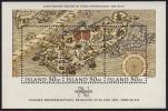 ISLANDE 1991 - Nordia 91, Ancienne Carte D'Islande - BF Neuf ** (MNH) - Hojas Y Bloques