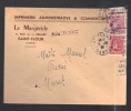 FRANCE 1946 N° 676 & 679 Obl. S/lettre Entiére - 1945-47 Cérès De Mazelin