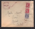 FRANCE 1946 N° 676 X 2 & 673 Obl. S/lettre Entiére - 1945-47 Cérès Van Mazelin