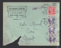 FRANCE 1946 N° 676  & 673 X 3 Obl. S/lettre Entiére - 1945-47 Ceres De Mazelin