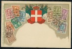 Italy. No. 9. - Old Postcard - Timbres (représentations)