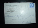 DEVANT DE LETTRE MARIANNE DE MULLER 20 F OBL. MECANIQUE 5-1-1959 GOURNAY-EN-BRAY (76 SEINE-MARITIME) DERNIER JOUR TARIF - 1955-1961 Marianne Of Muller